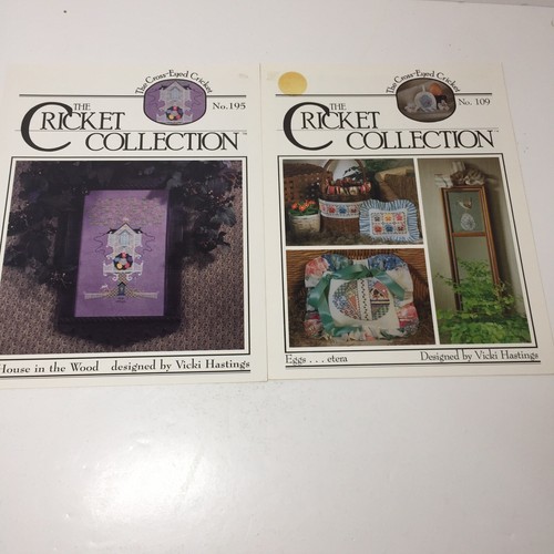 16 Cross Stitch Pattern Books Cricket Collection - Picture 9 of 9