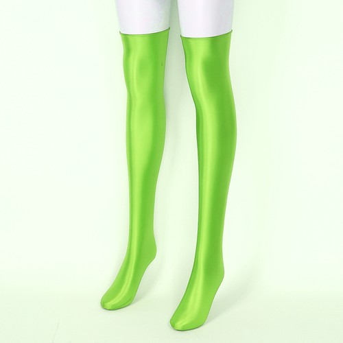 Womens Thigh High Oil Stockings Lady Over Knee Socks Sheer Lingerie Long Tights - Picture 61 of 111