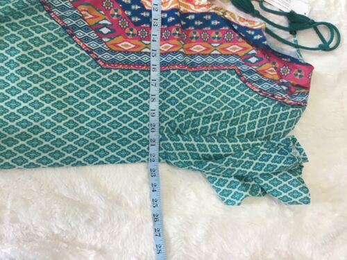 Abito donna Urban Coco nuovo con etichette taglia XL manica a palloncino cravatta collo nappe boho - Foto 10 di 11
