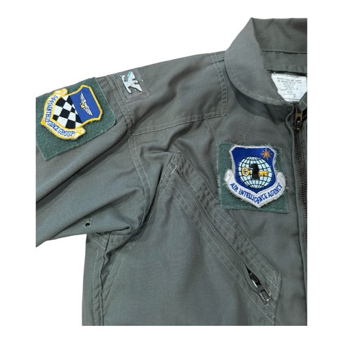 US Military Coveralls Flyers Men’s 40R Sage Green Pilot Summer Flight CWU-27P - Imagen 4 de 9