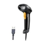 Handheld Usb 2D Barcode Scanner, Wired Automatic Ey-H2 Barcode Scanner Black
