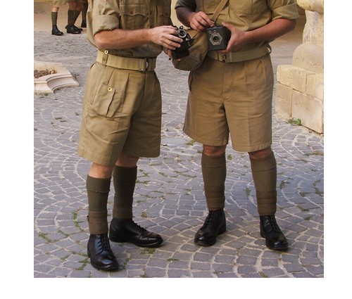 Britische Herren Gurkha Shorts Bermuda Khaki Hose Chino Drill Army Militär Shorts - Bild 3 von 32