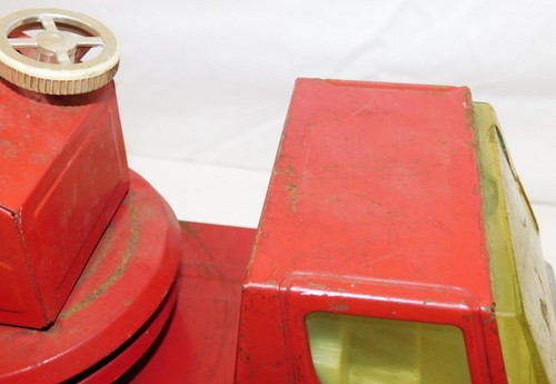 Nylint True Value Hardware Fire Truck Aerial Hook n Ladder C-4 Pressed Steel 31" - Picture 17 of 23