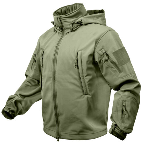 Rothco Special OPS Tactical Softshell Jacket - Olive Drab - Picture 11 of 14