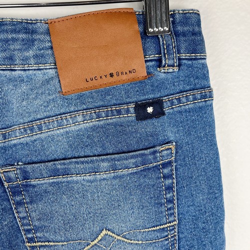 Lucky Brand Jeans Girls 14 Zoe Skinny Medium Wash Braided Accent Denim - Picture 8 of 12