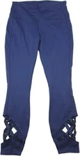 Active Life Womens Size Small Cross Strap Yoga Activewear Leggings Pant, Navy