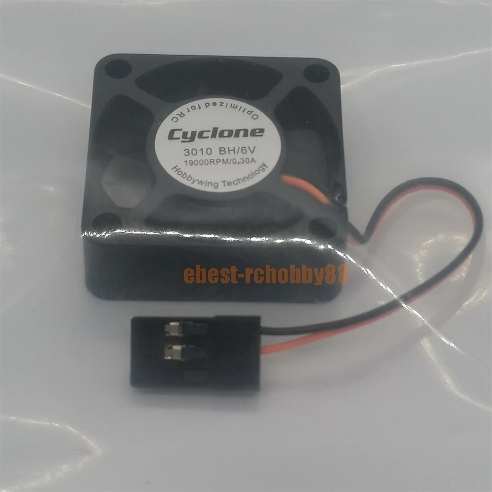 Hobbywing Fan P3010-Jr3P 60mm 6V 19000Rpm Black 3010BH Cool Fan for Platinum ESC - Picture 3 of 5