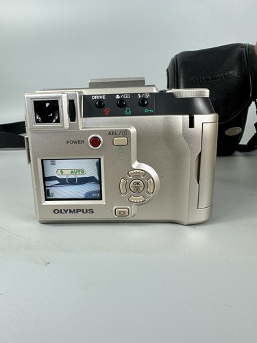 Olympus Camedia C-720 Ultra Zoom 3.0MP  Digital Camera Silver With Case - Picture 3 of 13