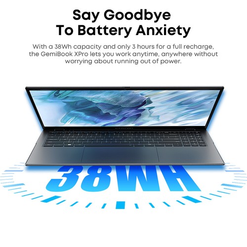 CHUWI 15.6''GemiBook Plus Windwos 11 Laptop Intel Alder Lake N100 8G 256G 3.4GHz - Picture 10 of 11