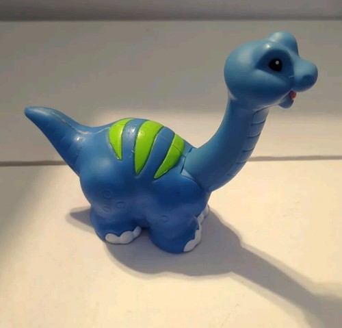 Fisher Price Little People Brontosaurus Lil Dino Dinosaur Blue. Read Description