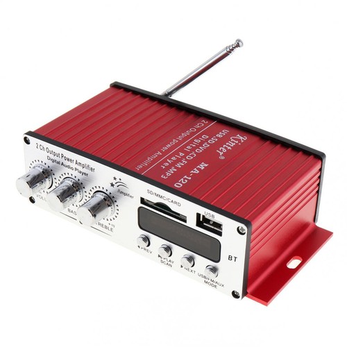 2 Channel HiFi FM Radio Stereo Player Support USB with Remote Control US - Picture 10 of 12