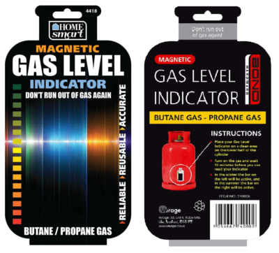 2-Pack Magnetic Gas Level Indicator For Propane & Butane Tanks – Easy Checker
