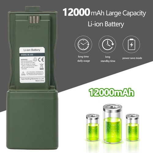 1 OPAKOWANIE BAOFENG AR152 15W V / UHF WOJSKOWA SZYNKA TAKTYCZNA DWUKIERUNKOWA RADIO 12000MAH I ZESTAW - Zdjęcie 6 z 14