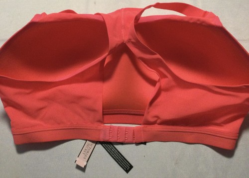 NEW Victoria's Secret Incredible by VS Racerback Sport Bra Orange Size 36D N6994 - Picture 6 of 7