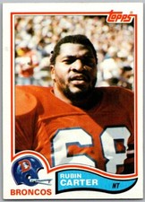 1982 Topps #77 Rubin Carter RC