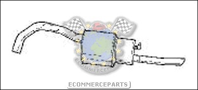 #18609 Silenziatore Marmitta Posteriore Per Alfa Romeo 75 Benzina 1985>1992 - Foto 2 di 4