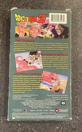 Dragon Ball Z Fusion Saga 6 Of 7 VHS Set Tapes Good Condition Vintage Anime - Picture 3 of 17