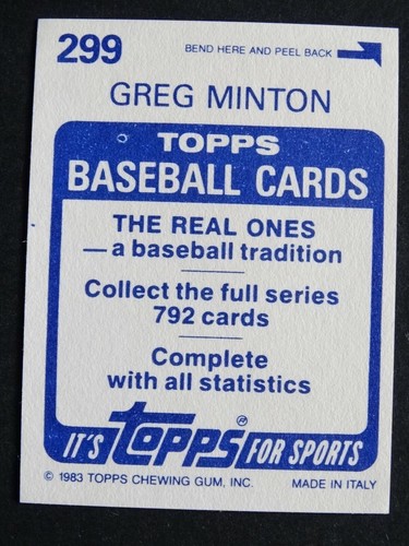 1983 Topps Stickers Baseball Cards Complete Your Set U Pick From List 201-330 - Picture 131 of 175