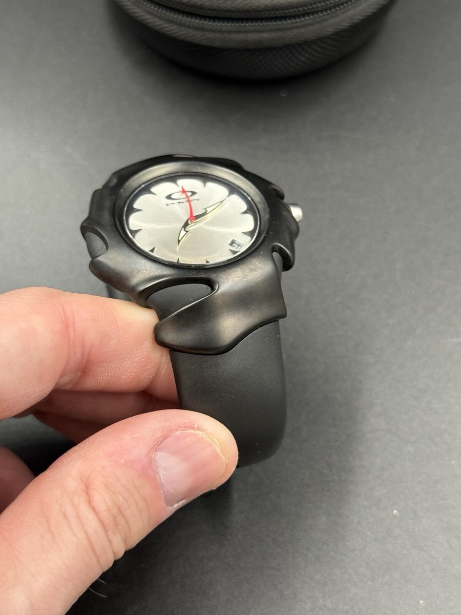 Oakley 時計　blade Oakley Blade PVD Matte Black w/Silver Dial RARE Watch | eBay