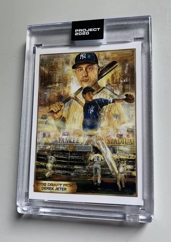 Derek Jeter New York Yankees Topps Project 2020 Andrew Thiele Artist Card!!