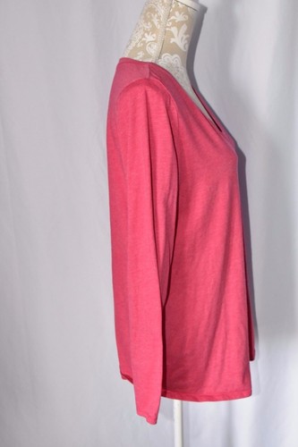 Motherhood Maternity Womens Large Pink V-Neck Long Sleeve Shirt Top - Picture 5 of 6