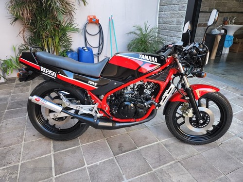 Exhaust system for Yamaha RD 350 LC Dogster Exhaust Mild Steel 2 stroke
