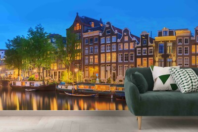 #ad #ad 3D Building Water City Venice Self adhesive Removable Wallpaper Murals Wall 250 AU $249.99