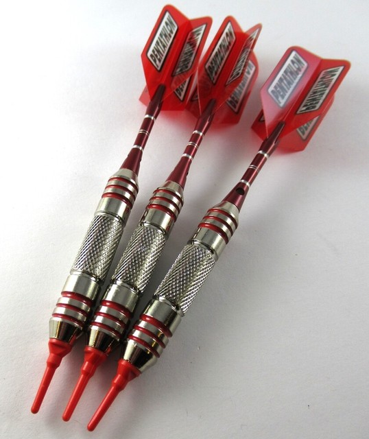 FUZION 22 Gram Soft Tip Darts, Center Knurled Grip When you need