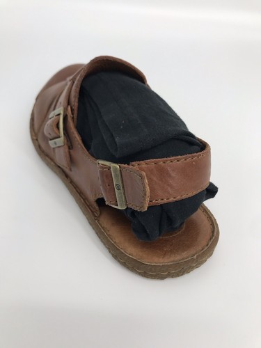 Born Resnor braune geschlossene Ledersandalen für Herren Größe 12 Kreppsohle - Bild 13 von 14