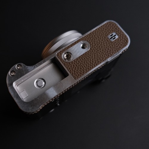 cam-in Genuine Leather Camera Half Case Handle Grip For Fujifilm x100vi 6 Cover - Picture 17 of 38