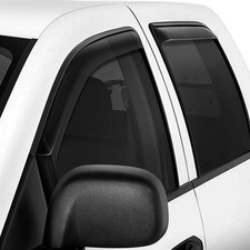 For Chevy Silverado 2500 HD 07-13 Window Deflector In-Channel Smoke Front & Rear