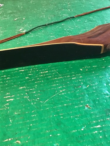 Vintage Bear Archery RH Black Panther Recurve Bow 50/55# AMO 54" w/ String - Picture 11 of 17