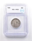 1920 Standing Liberty Quarter VF25 ICG *5086