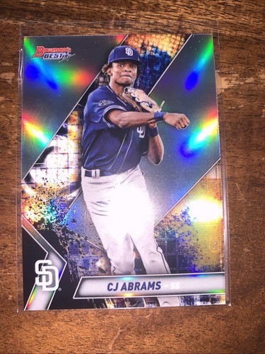 2019 Bowman’s Best Prospects Refractor CJ Abrams Nationals