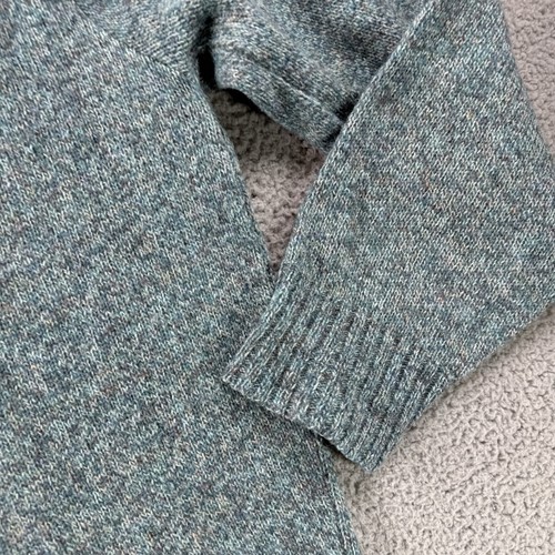 Suéter Puritano Talla L Cuello en V Ligero Lana Shetland Hilado en Escocia Hecho en EE. UU. - Imagen 4 de 11