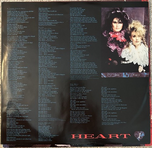 Heart / Vinyl LP / 80’s - Picture 5 of 6