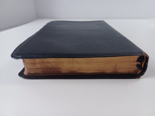 Holy Bible Scofield Reference Edition KJV Black Morocco Leather 1945 Oxford - Picture 17 of 18
