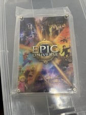 Universal Epic Universe Grand Opening Day Acrylic Wall Art Print Sign 12.5