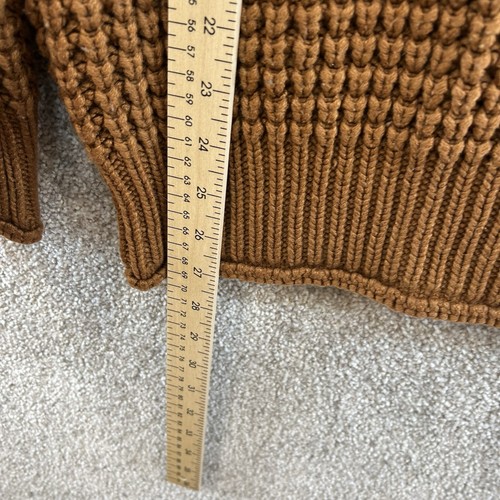 Betsey's Boutique Shop Women's Knit Sweater Size Medium Brown Long Sleeve Knit - Picture 8 of 11