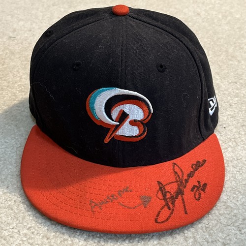 Bowie Baysox Youth Baseball Cap Hat Baltimore Orioles BOOG POWELL Autograph #26 - Picture 1 of 15