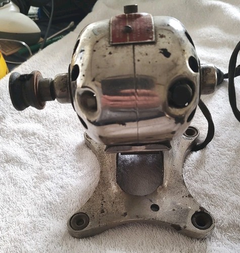 Antiker Star-Rite Haushaltsmotor mit Fußpedal funktionierende Nähmaschine - Bild 3 von 10