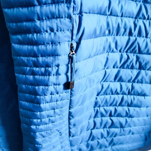 Eddie Bauer Jacket Mens XLT Stormdown 800 First Ascent Blue Full Zip Mock Puffer - Picture 6 of 15