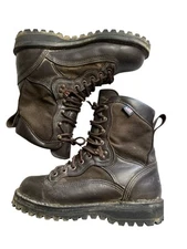 Danner Vintage Rare Raptor 4600 Boots US Mens 7.5 D Gore Tex  USA Lining Brown