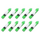 10Pcs FTTH ESC250D SC//UPC Single-Mode Optic Fast Connector Q1O53602