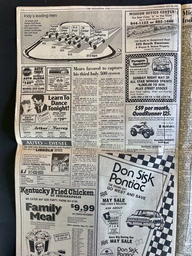 1988 Indy 500 Preview Indy Star - Bild 7 von 11