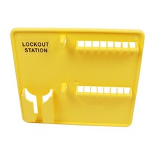 Safety Lockout Station Wall Mounted Power Isolation Engineering Plastic Lock Man