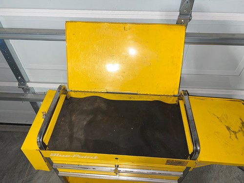 Blue Point Rolling Tool Cart- Yellow- Great Condition- Needs Two Locks - Picture 7 of 10