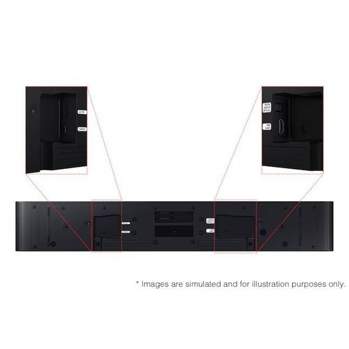 Barra de sonido todo en uno Samsung HW-S60D/XY 5,0 canales negra Dolby Atmos - Imagen 8 de 12