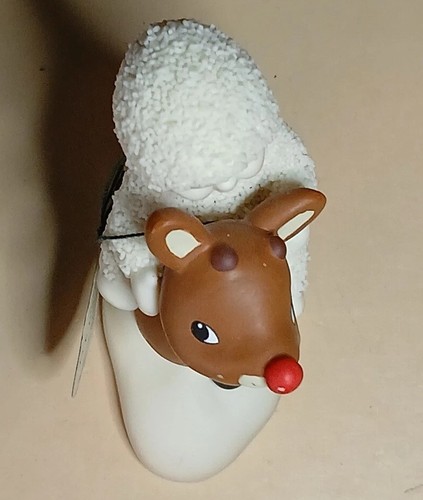 Dept 56 Nevebabies Statuina Rodolfo Luci La Via Renna Naso Rosso Natale - Foto 8 di 8