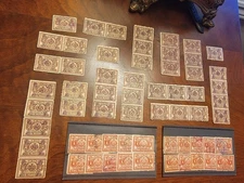Very Large collection lot of USA NY, US New York Stock Transfer Revenue Stamps
